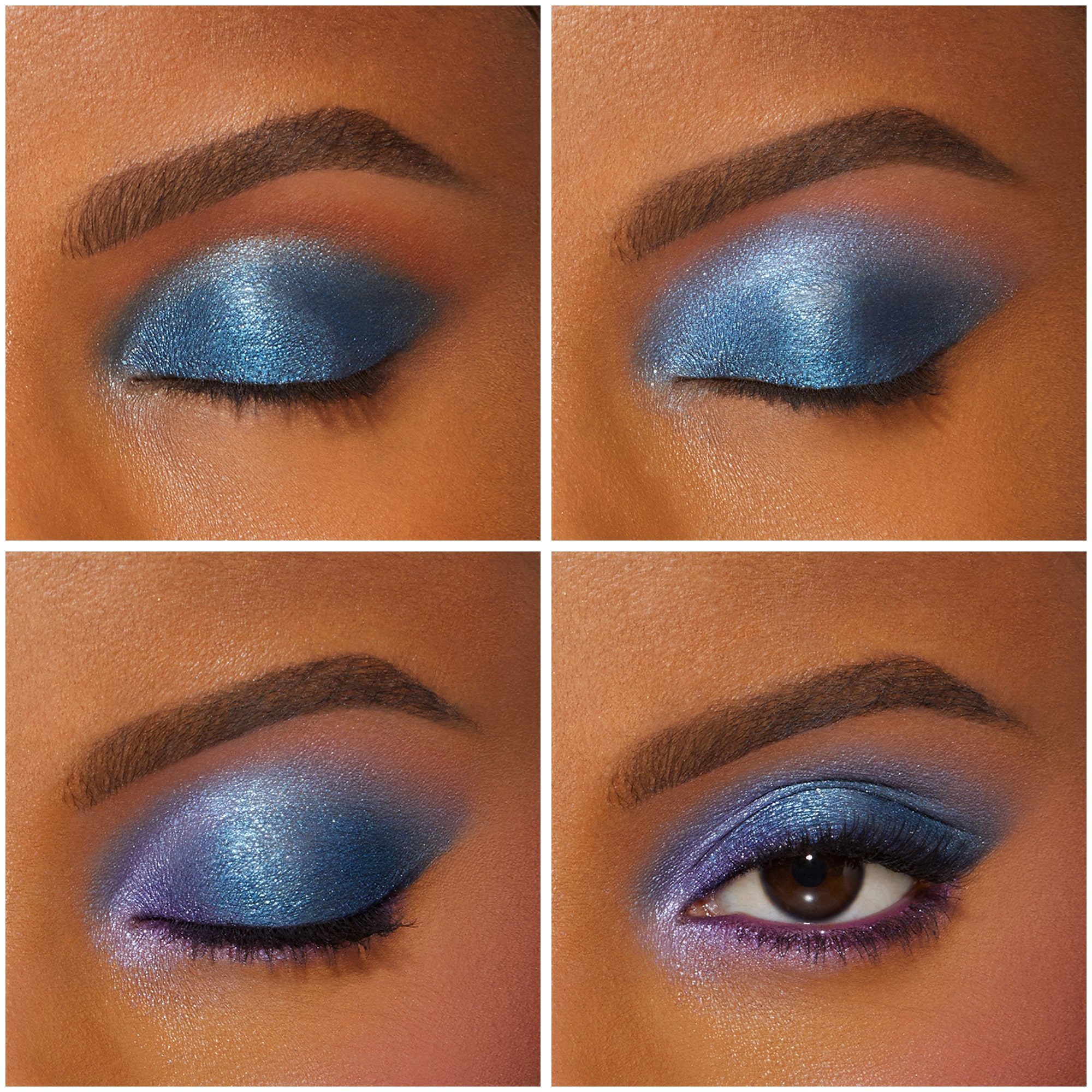 blue eyeshadow 