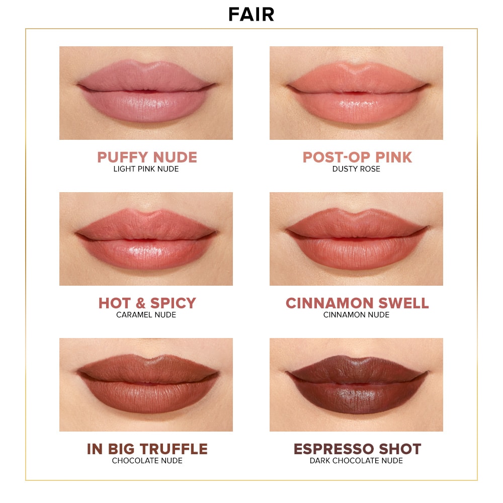 lip injection extreme lip shapers fair shades