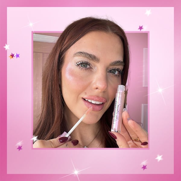 frosted makeup trend - lips