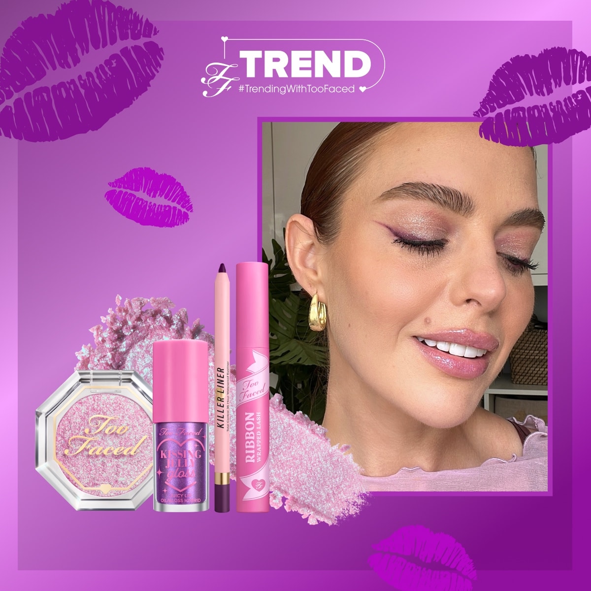 purple makeup trend