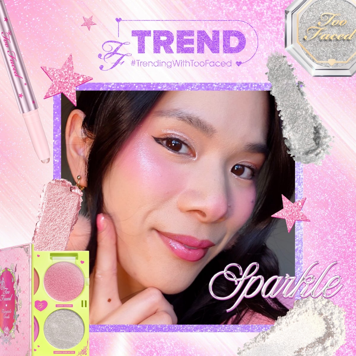 Metallic Makeup trend