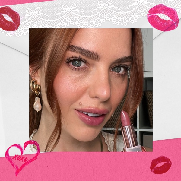 lady bold lipstick