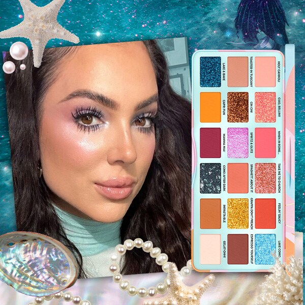 mermaid makeup look