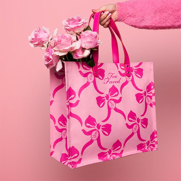 too faced branded merchandise tote bag