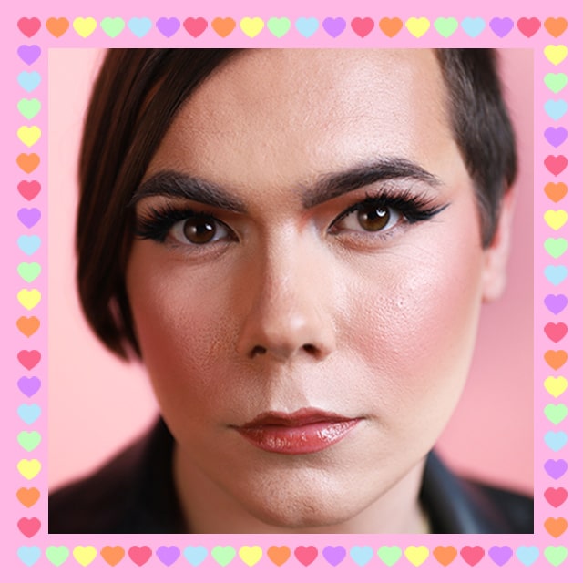 John's pride makeup look