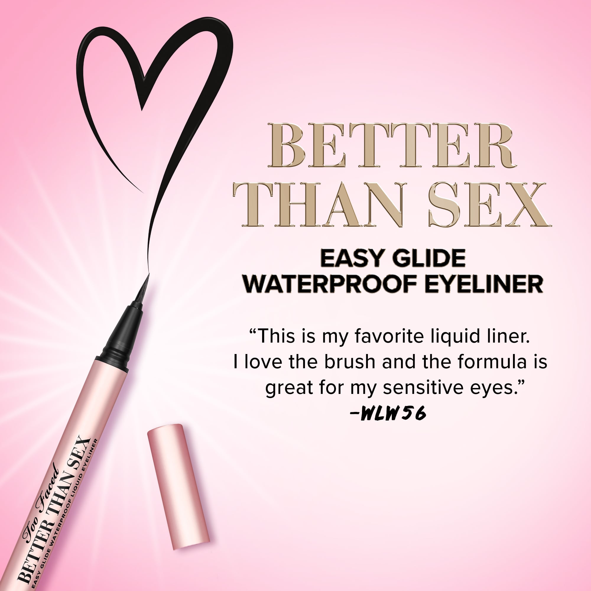 Better Than Sex Easy Glide Waterproof Liquid Eyeliner