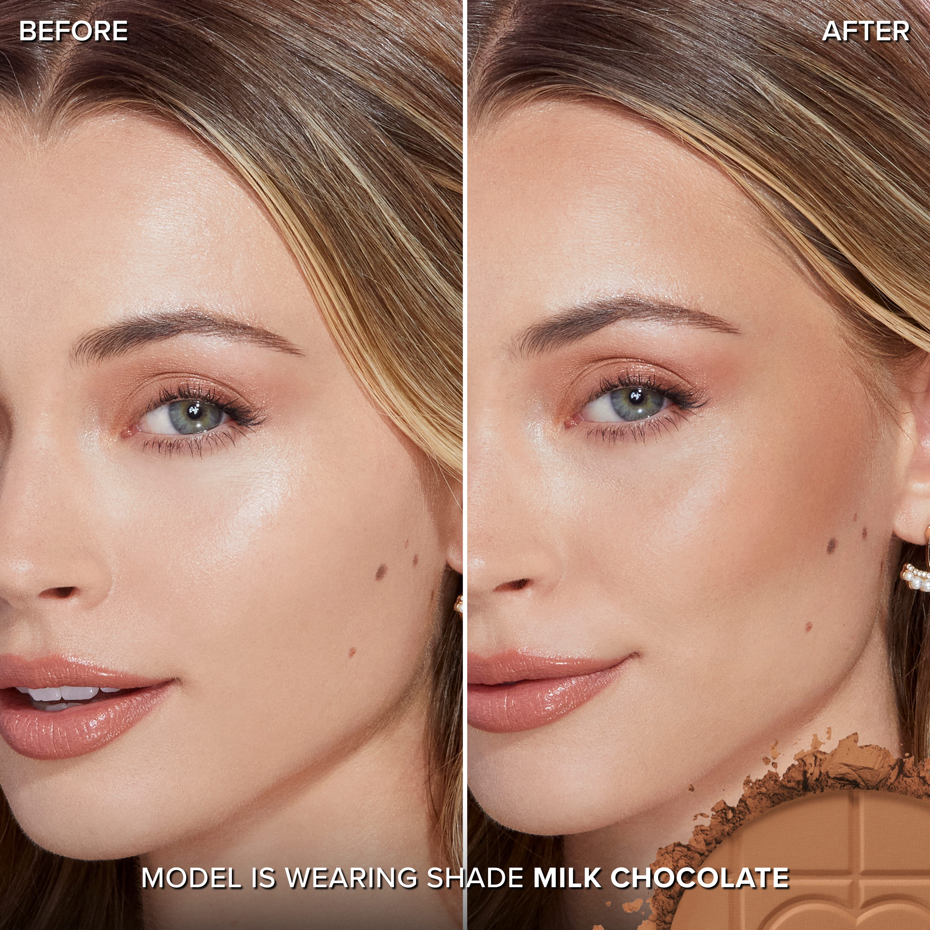 Chocolate Soleil Matte Blurring Bronzer, Milk Chocolate, 8g