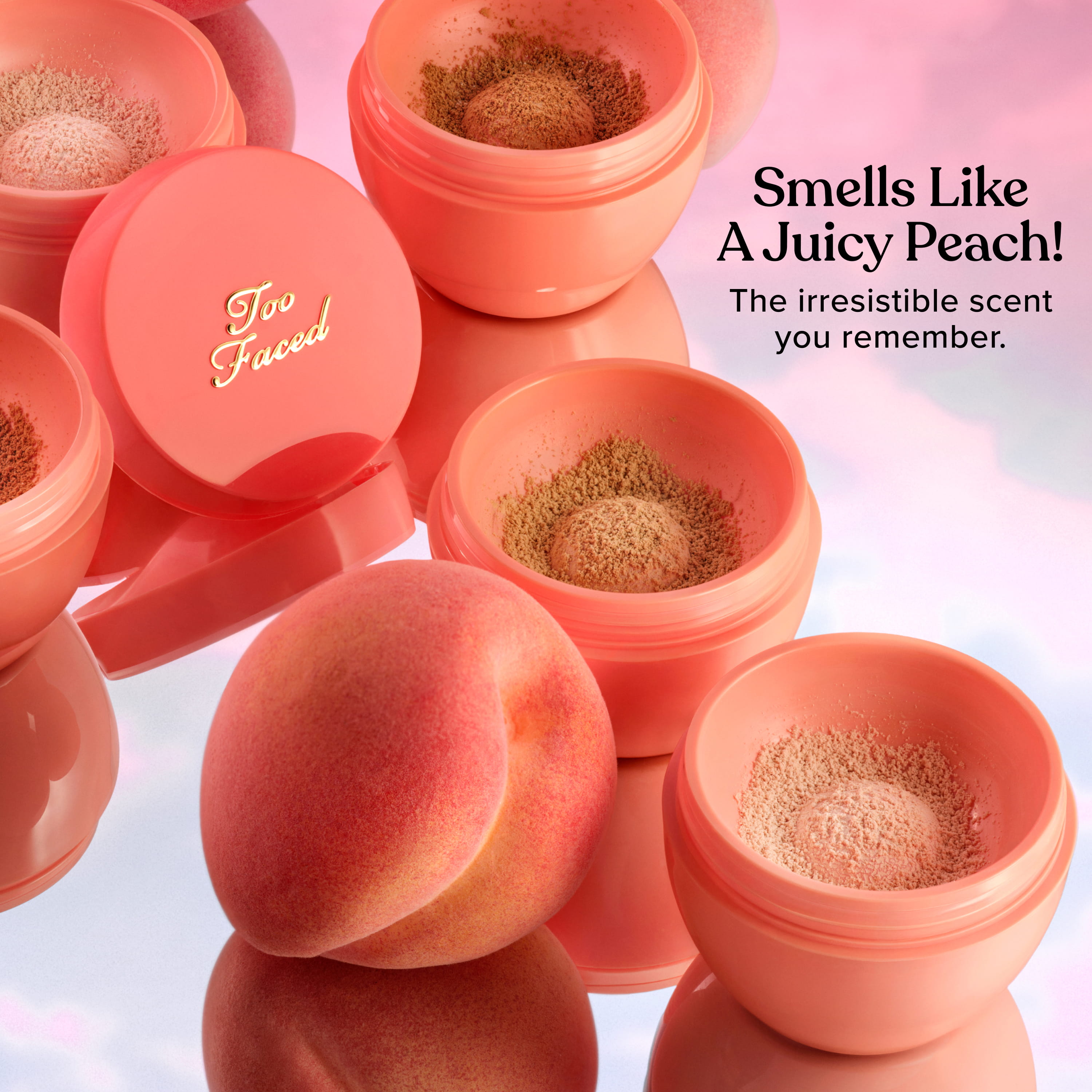 Peach Perfector Blurring Loose Setting Powder, Peachy Pink, NET WT. 0.5 OZ. / 15.0 g