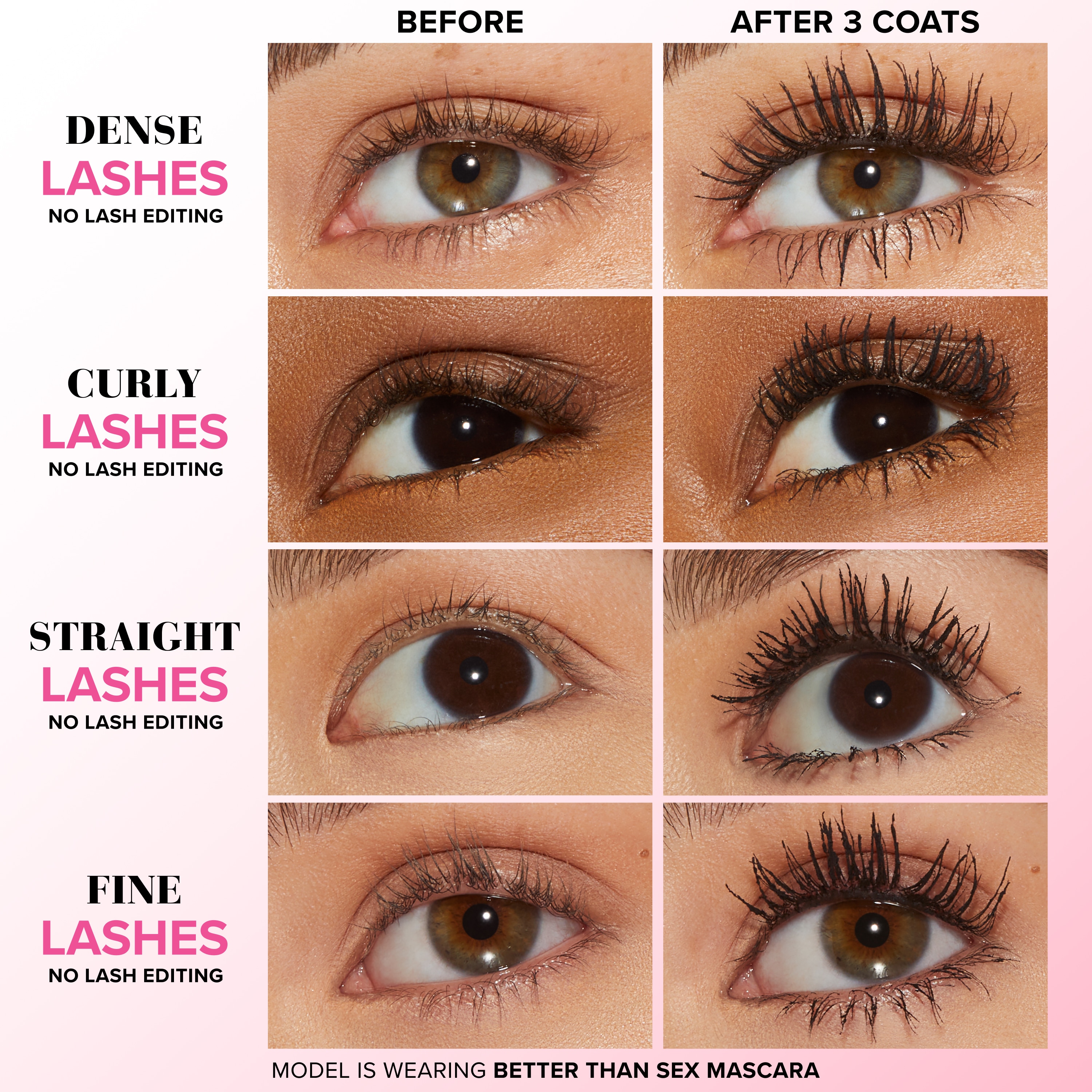 Better Than Sex Volumizing Mascara Duo Holiday 2026, Deepest Black, 8ml / 0.54 Oz.